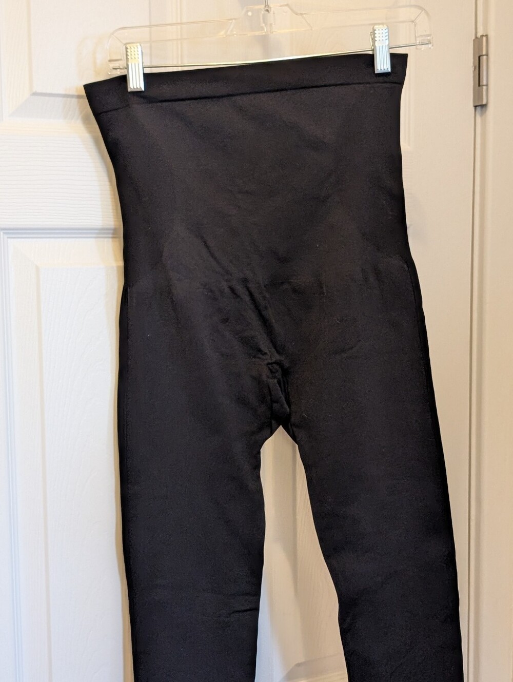 Empetua XL Black High Waist Shaping Leggings | Tummy Control Compression ‎ (K22) - Picture 6 of 10